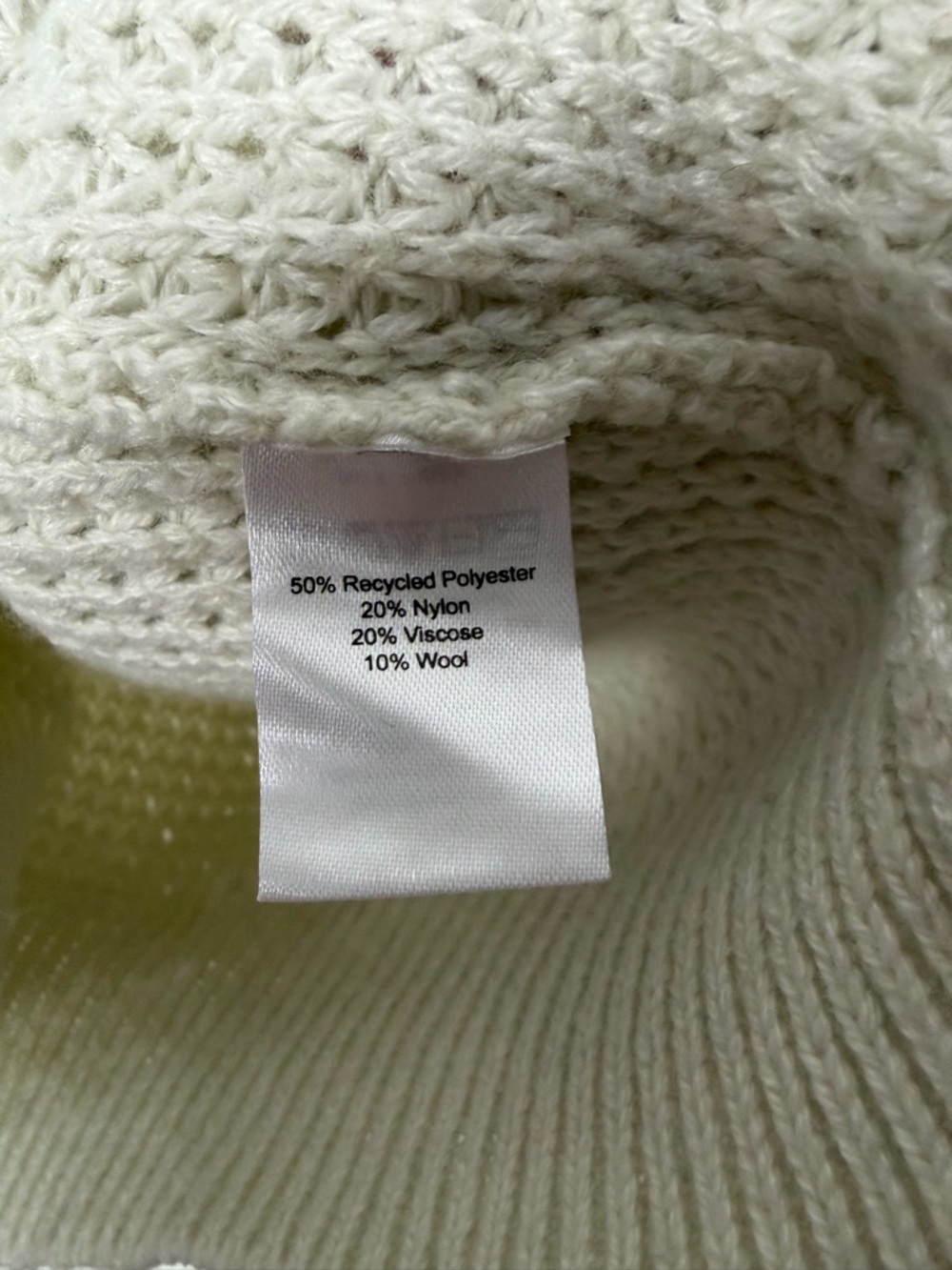 Long Wharf Women’s Rye Sea Well Fisherman Sweater Mock Neck Waffle XS *a - Picture 8 of 11